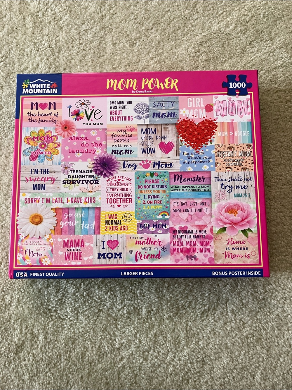 White Mountain Mom Power Puzzle